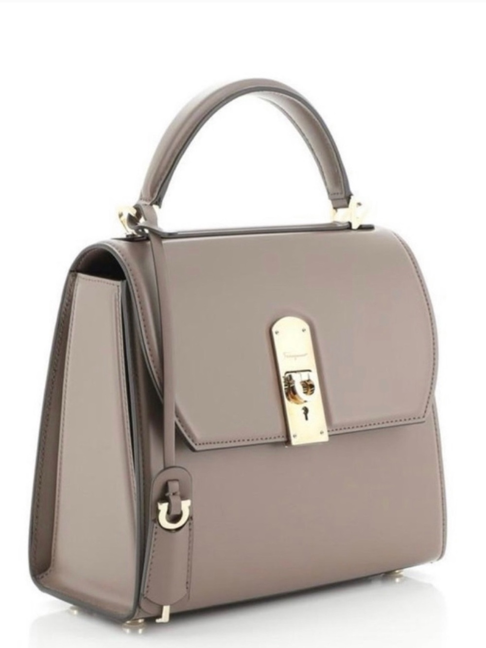 Salvatore Ferragamo Boxyz Top handle leather bag